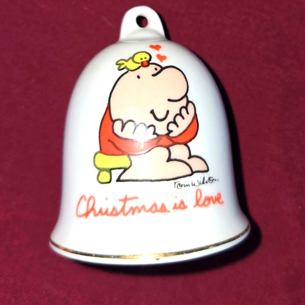 Vintage miniature Ziggy Christmas bell